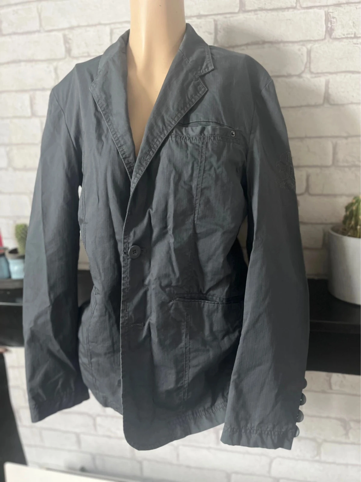 Chaqueta blazer gris oscuro – Kiabi – Talla 44 – photo 2